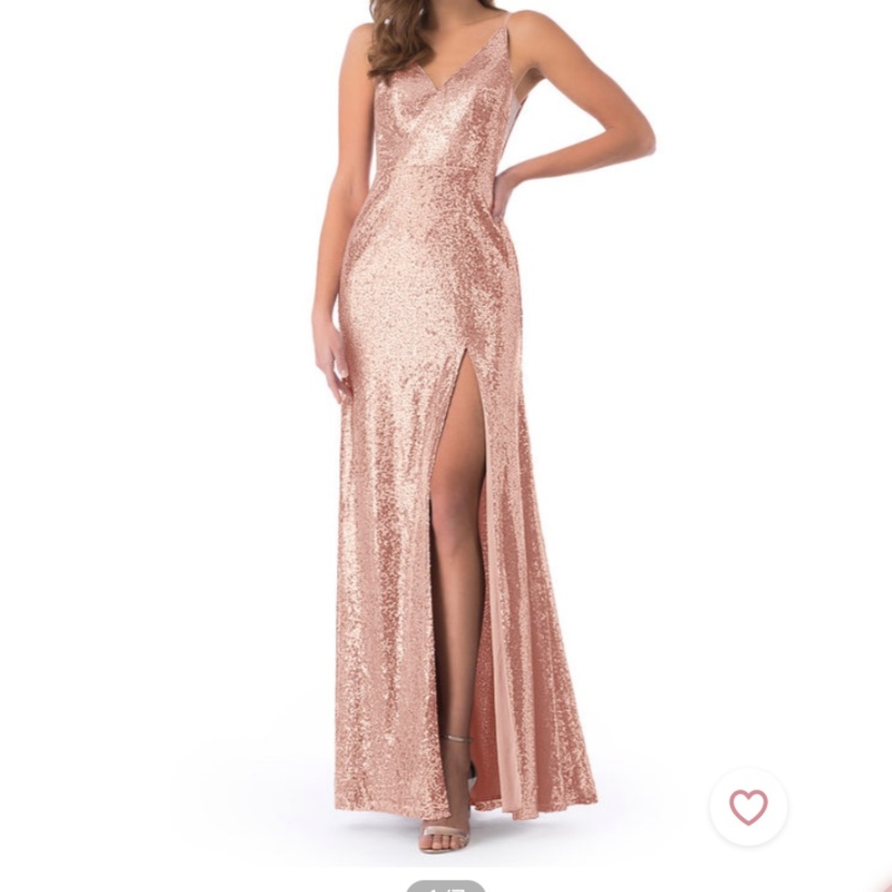 Azazie Pearl Pink Stellar Dress
